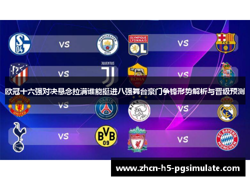 欧冠十六强对决悬念拉满谁能挺进八强舞台豪门争锋形势解析与晋级预测 欧冠十六强对决悬念拉满谁能挺进八强舞台豪门争锋形势解析与晋级预测